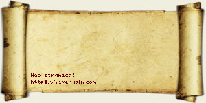 Jelisava Pljakić vizit kartica